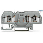 WAGO 281-610 3-conductor carrier terminal block; for DIN-rail 35 x 15 and 35 x 7.5; 4 mm2 - Rittbul
