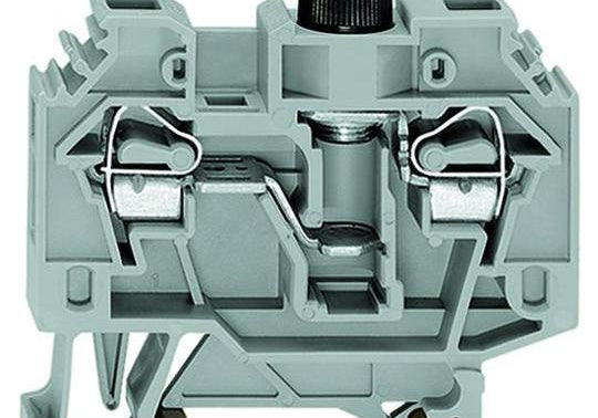 WAGO 282-122 2-conductor fuse terminal block; for miniature metric fuses; without indicator; 5 x 20 mm - Rittbul