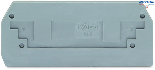 WAGO 282-325 Крайна капачка, сива - Rittbul