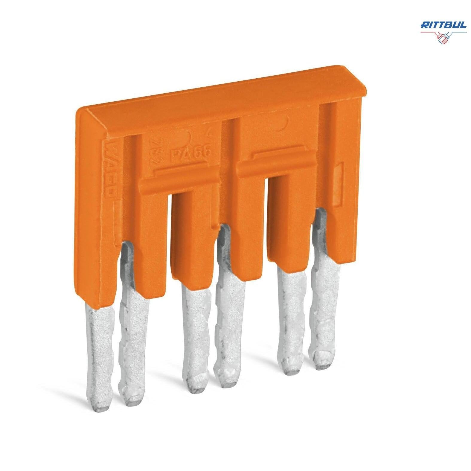 WAGO 282-433 Jumper; insulated; 3-way; Nominal current 30 A - Rittbul