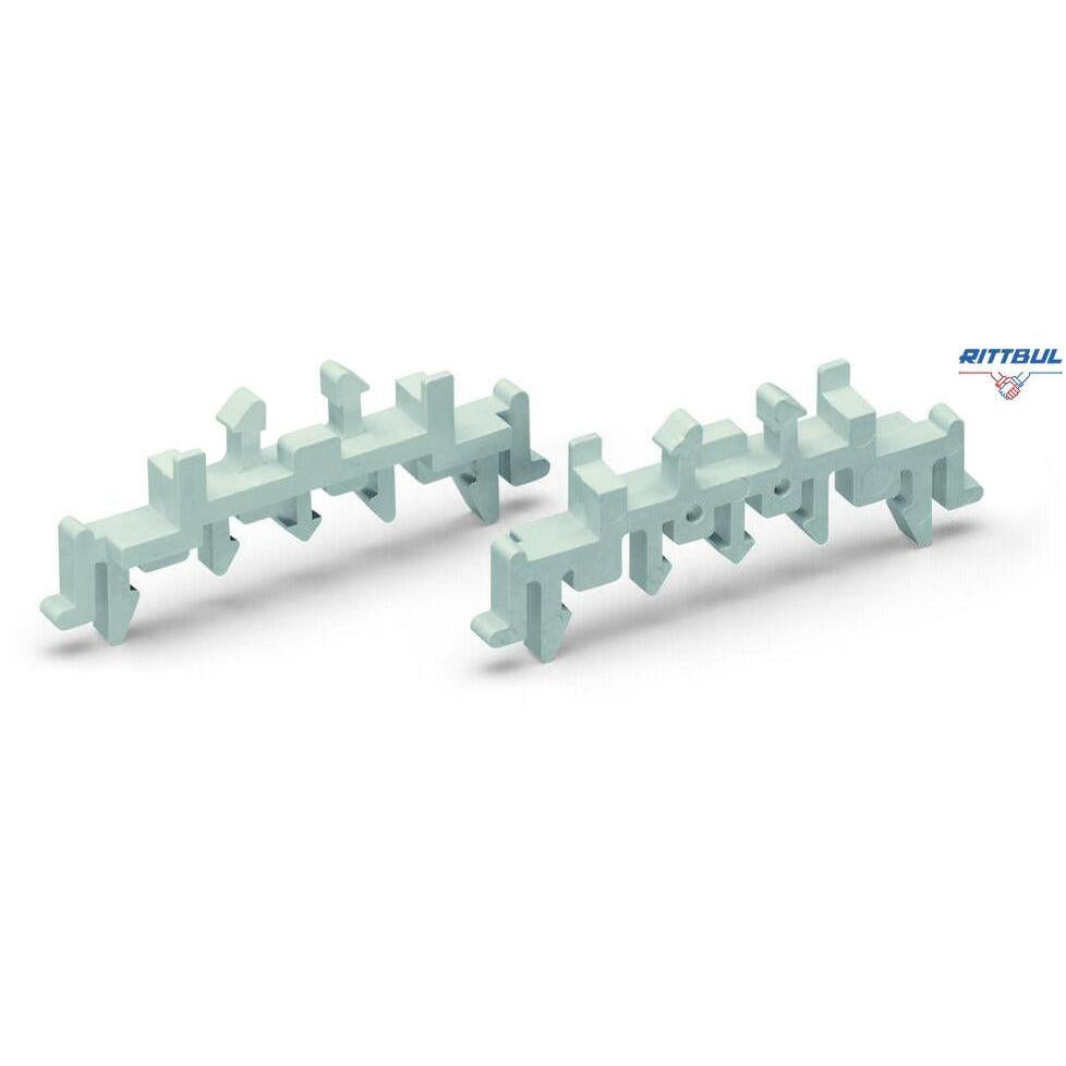 WAGO 288-002 Universal mounting foot; snap-fit type; suitable for DIN 15, 35 and 32 rails - Rittbul