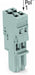 WAGO 769-102 1-conductor female plug; 4 mm2; 2-pole; 4,00 mm2; gray - Rittbul
