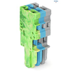 WAGO 769-103/000-039 1-conductor female plug; 4 mm2; 3-pole; 4,00 mm2; green-yellow, blue, gray - Rittbul