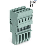 WAGO 769-104 1-conductor female plug; 4 mm2; 4-pole; 4,00 mm2; gray - Rittbul