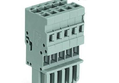 WAGO 769-104 1-conductor female plug; 4 mm2; 4-pole; 4,00 mm2; gray - Rittbul