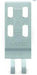 WAGO 769-411 Strain relief plate; gray - Rittbul