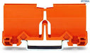 WAGO 773-332 Държач; Серия 773 - 2.5 mm2 / 4 mm2 / 6 mm2; за винтов монтаж на DIN 35 шина; оранжев - Rittbul