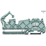 WAGO 790-400 Busbar carrier; for busbars Cu 10 mm x 3 mm; no contact to DIN rail; insulated - Rittbul