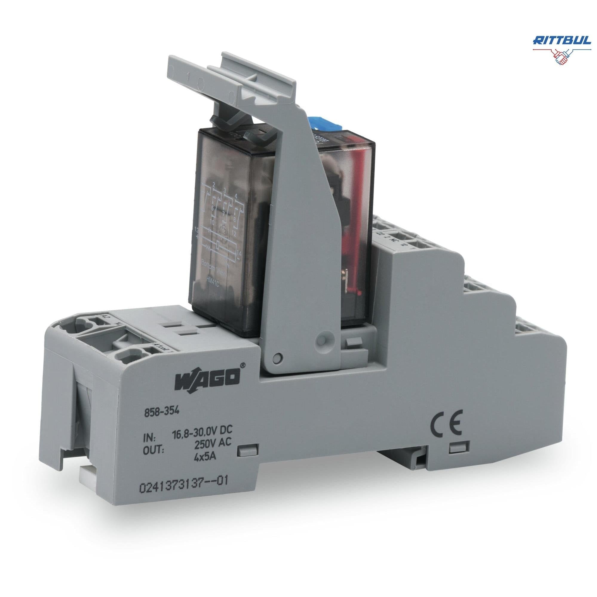 WAGO 858-354 Релеен модул 24 VDC; 4СО 5A - Rittbul