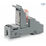 WAGO 858-528 Socket with industrial relay; Coil voltage: AC 230 V; 2 changeover contacts - Rittbul