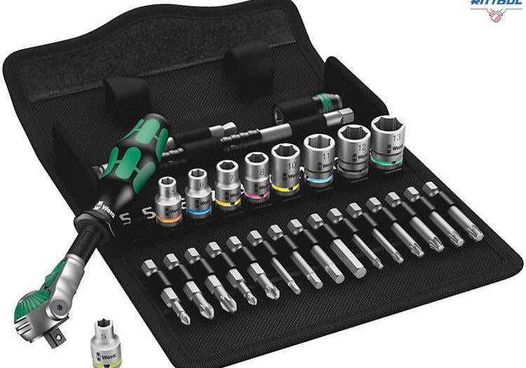 WERA 05004016001 Комплект инструменти с тресчотка Zyklop Speed 1/4“ - 28 части - Rittbul