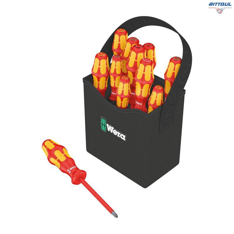 WERA 05004310001 Комплект отвертки, изолирани, Wera 2go 100 (11 части)
