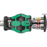 WERA 05008874001 Ръкохватка Kraftform Kompakt Stubby с битове (7 части)