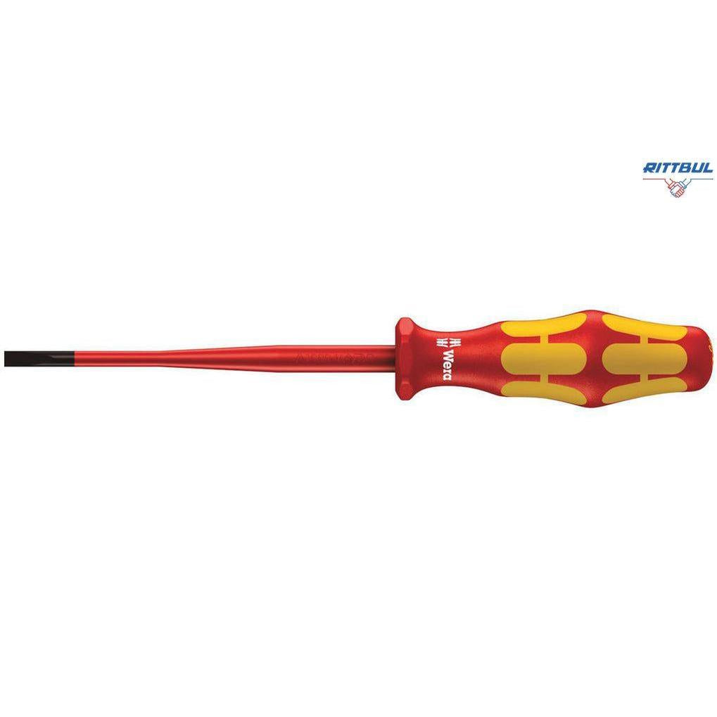 WERA 05020129001 Отвертка Kraftform Plus 4.0 х 100 мм, iSS,1000 V