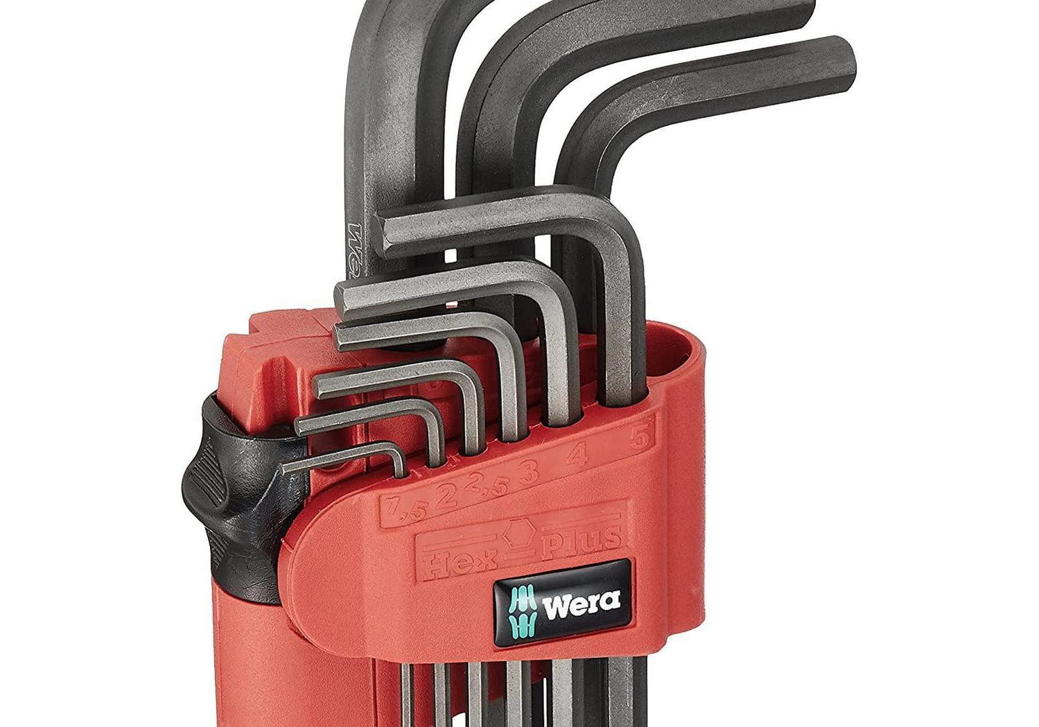 WERA 05021737001 Комплект шестограмни ключове BlackLaser къси - Rittbul
