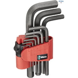 WERA 05021737001 Комплект шестограмни ключове BlackLaser къси - Rittbul