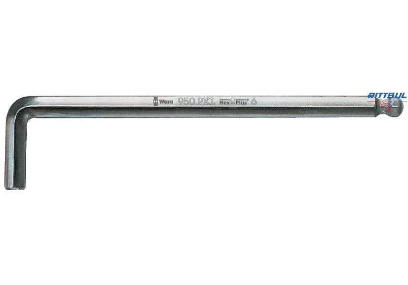 WERA 05022067001 Ключ имбусен шестостен 12.0 мм х 248 мм, хромиран - Rittbul