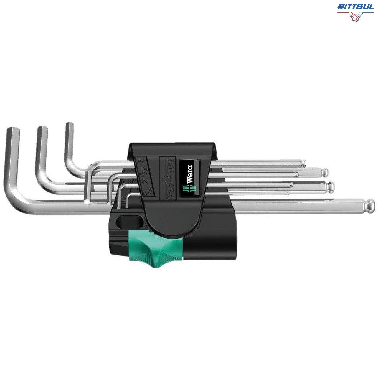 WERA 05022101001 Комплект шестостенни ключове 950 PKL/7B SM - 7 броя - Rittbul