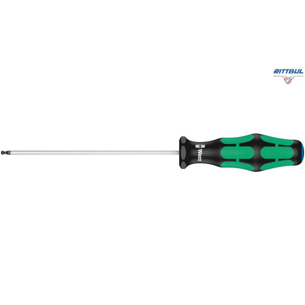 WERA 05022800001 Отвертка Kraftform Plus шестостен 2.0 x 100 мм, объл връх - Rittbul