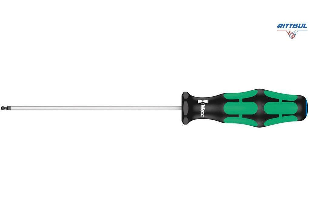 WERA 05022800001 Отвертка Kraftform Plus шестостен 2.0 x 100 мм, объл връх - Rittbul