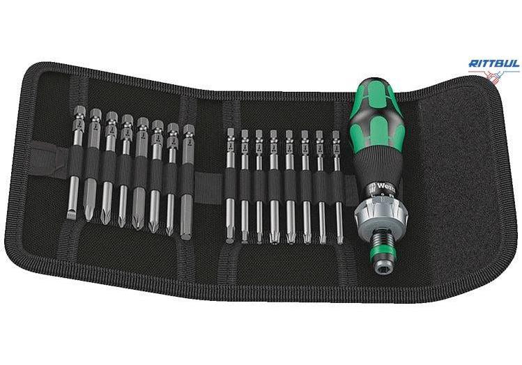 WERA 05051040001 Риверсивна отвертка KK 60 RA (17 части) - Rittbul