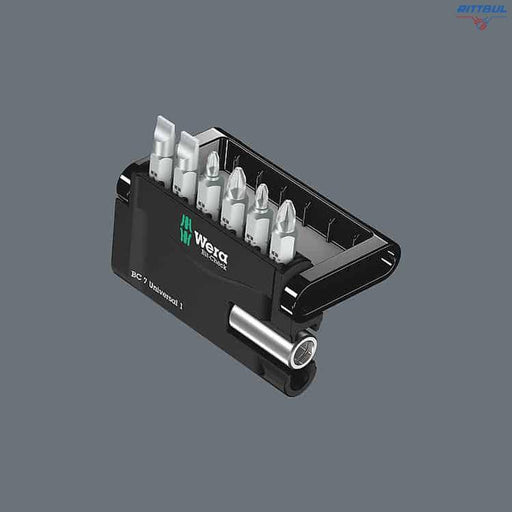 WERA 05056295001 Комплект битове Bit-Check 7 Universal 1 (7 части) - Rittbul