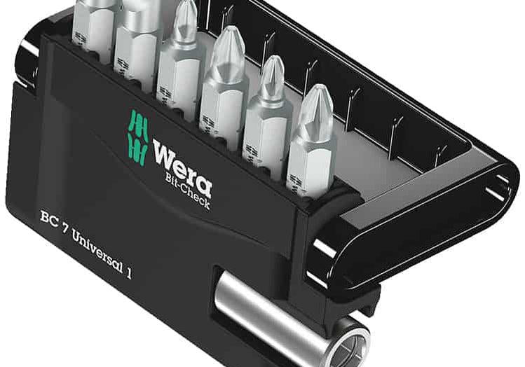 WERA 05056295001 Комплект битове Bit-Check 7 Universal 1 (7 части) - Rittbul