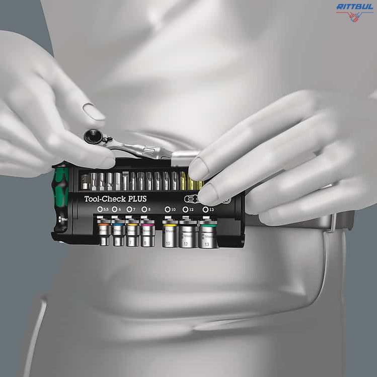 WERA 05056490001 Комплект инструменти с тресчотка Tool-Check PLUS (39 части) - Rittbul