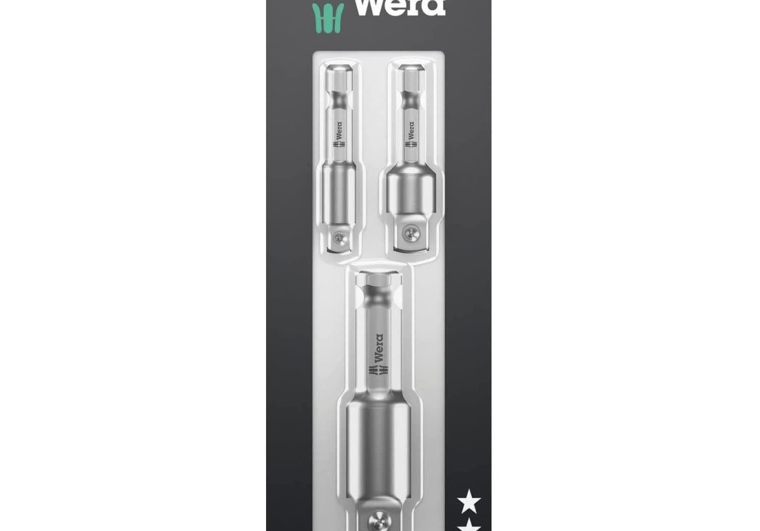 WERA 05073200001 Комплект адаптори 1/4“/3/8“/1/2“ (3 части) - Rittbul