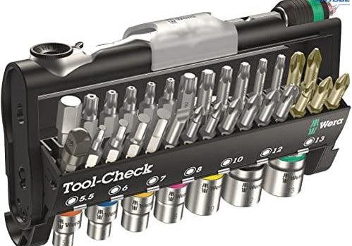 WERA 05073220001 Комплект инструменти с тресчотка Tool-Check 1 - Rittbul