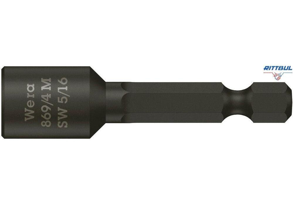 WERA 05073501001 Магнитен накрайник 6,0 x 50,0 мм SB - Rittbul