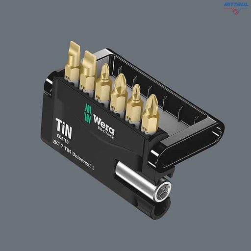 WERA 05073537001 Комплект битове TIN - 7 части - Rittbul