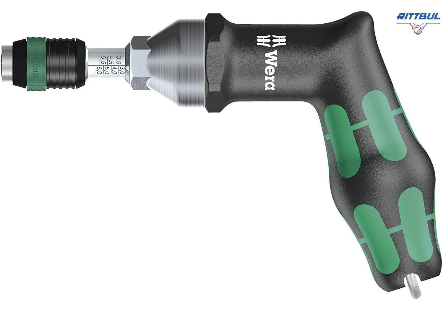 WERA 05074702001 Отвертка динамометр. Г-образна 1/4“,3.0 - 6.0 Nm