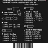 WERA 05074739001 Комплект динамометрични отвертки 0.3 - 6.0 Nm
