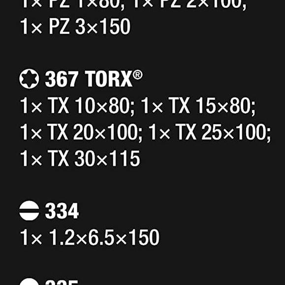 WERA 05105630001 Комплект отвертки Kraftform Plus (14 части)
