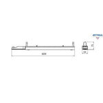 LEDVANCE 4058075522084 Линеен корпус за UVC пура със сензор LINEAR HOUISNG 440 1xTUBE UVC SENSOR - Rittbul